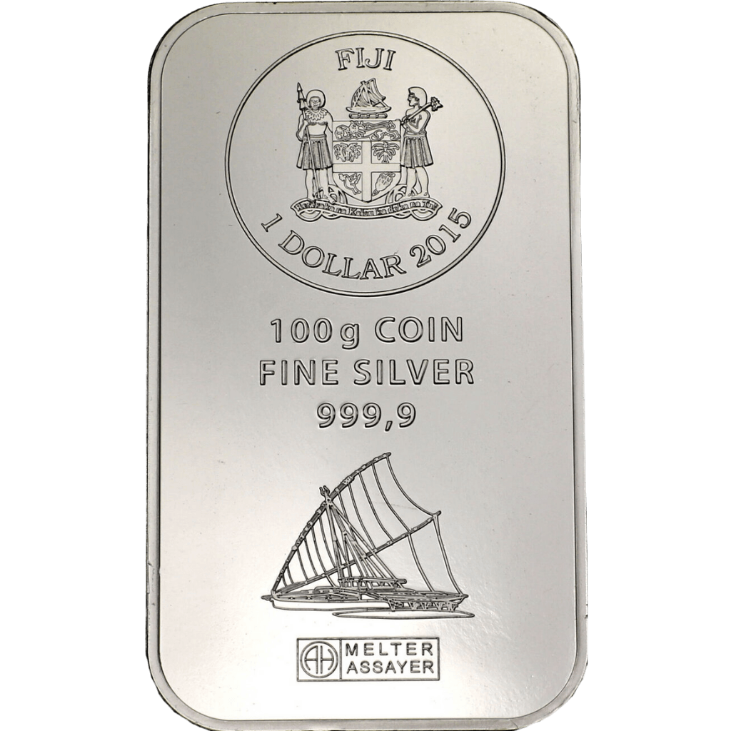 Zilveren muntbaar divers 100 gram