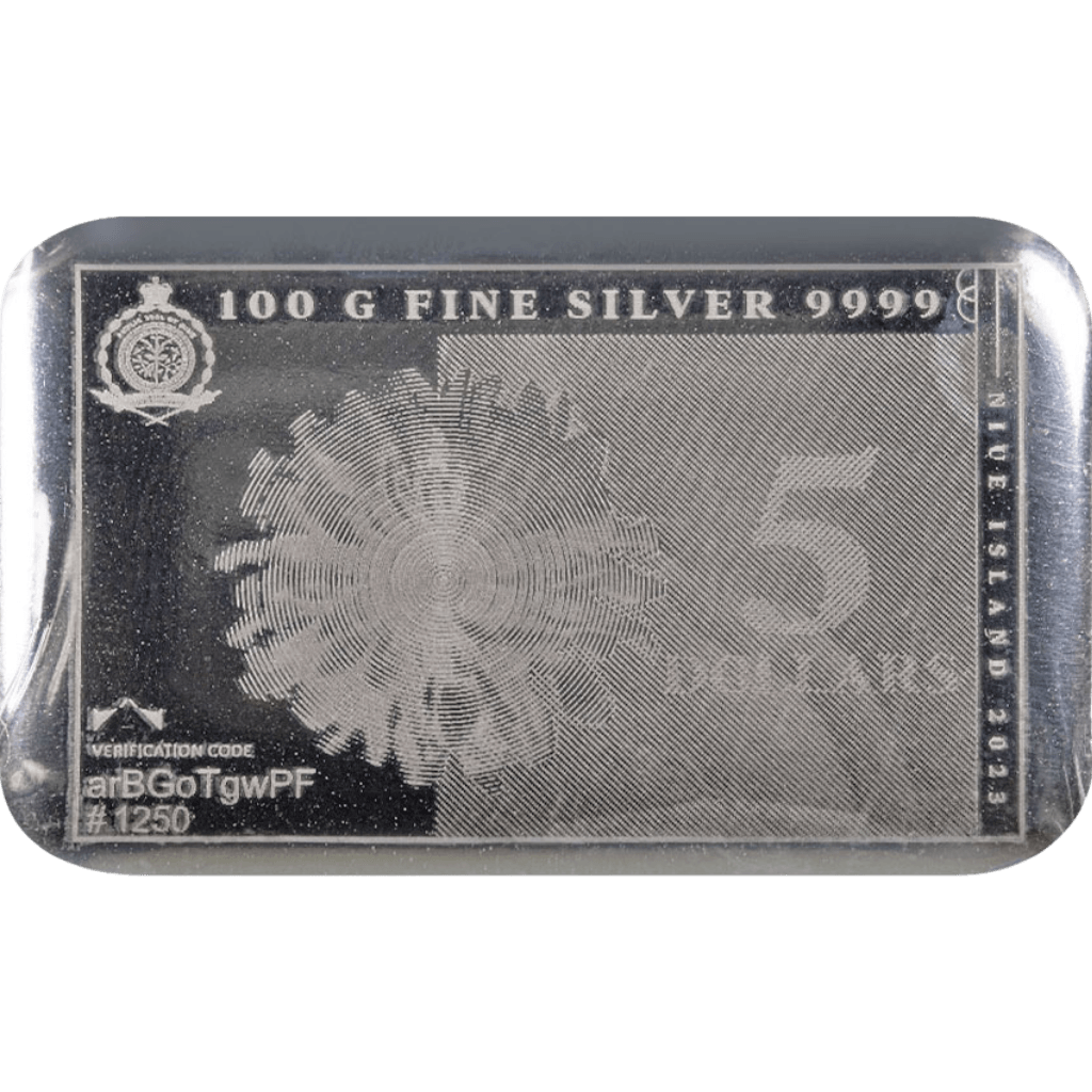 Zilveren muntbaar divers 100 gram