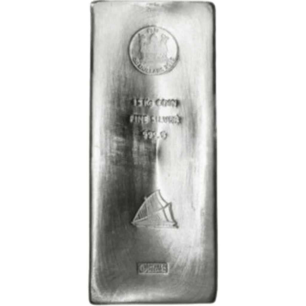 Zilveren muntbaar divers 15 kilo