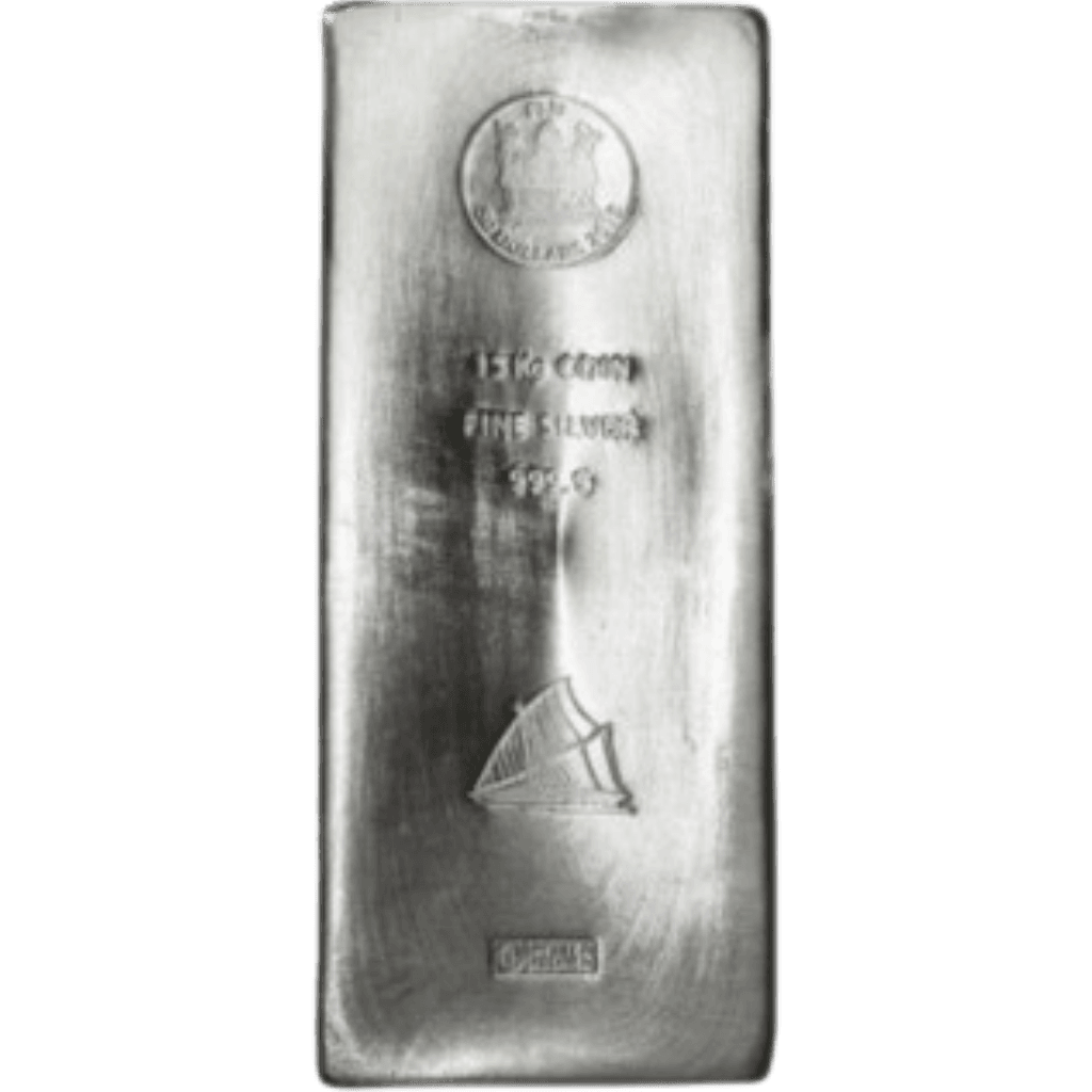 Zilveren muntbaar divers 15 kilo