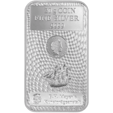 Zilveren muntbaar divers 20 gram