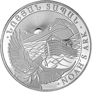 Zilveren Noahs Ark munt 1 kilo