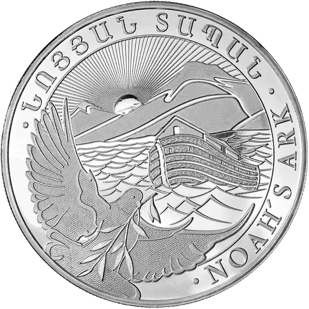 Zilveren Noahs Ark munt 1 kilo