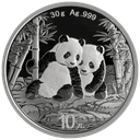 Zilveren panda munt 30 gram 1