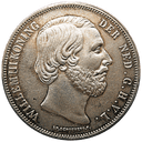 Zilveren rijksdaalder Willem I, II en III 1