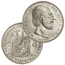 Zilveren rijksdaalder Willem I, II en III 3
