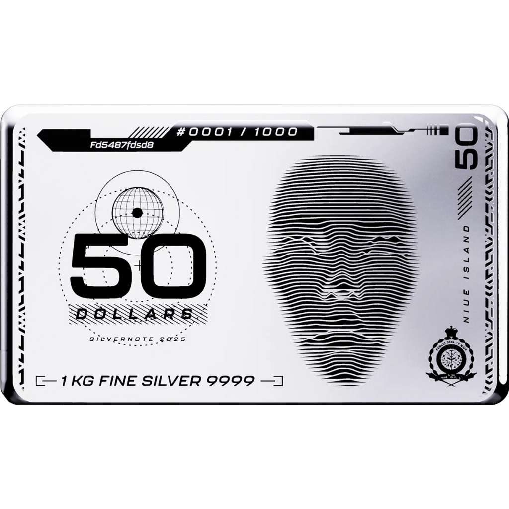 Zilveren muntbaar Silvernote 1 kilo