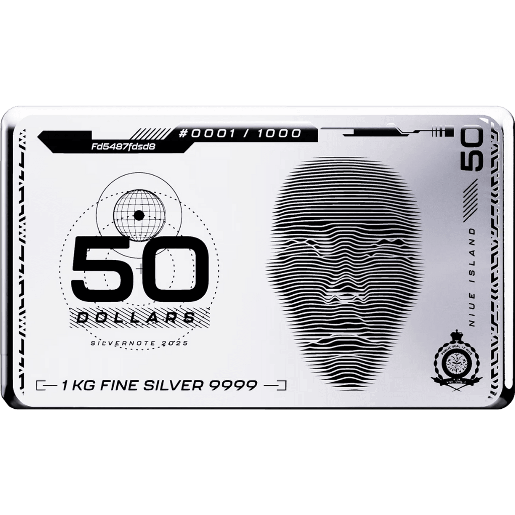 Zilveren muntbaar Silvernote 1 kilo
