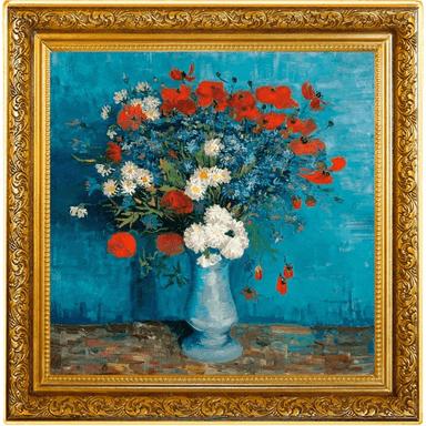 Zilveren Vincent van Gogh Cornflowers and Poppies munt 1 troy ounce