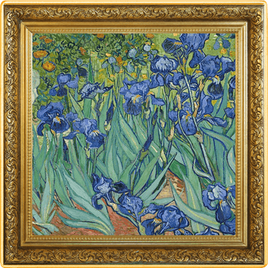 Zilveren Vincent van Gogh Irises munt 1 troy ounce