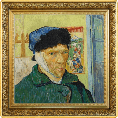 Zilveren Vincent van Gogh Self-Portrait munt 1 troy ounce
