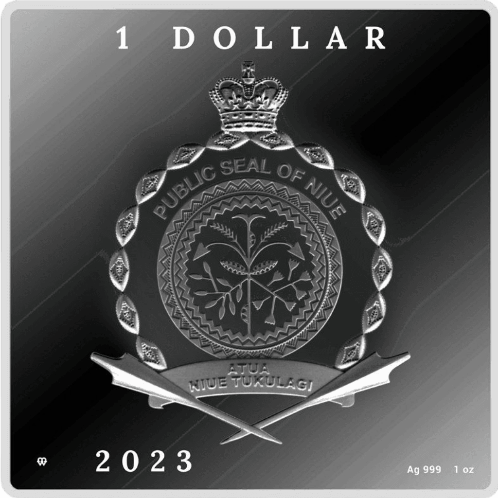 Zilveren Vincent van Gogh Self-Portrait munt 1 troy ounce