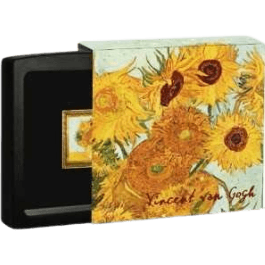 Zilveren Vincent van Gogh Sunflowers munt 1 troy ounce