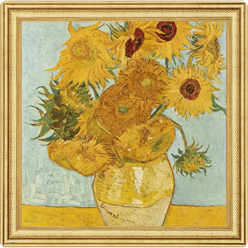 Zilveren Vincent van Gogh Sunflowers munt 2 troy ounce