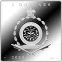 Zilveren Vincent van Gogh Sunflowers munt 2 troy ounce 2