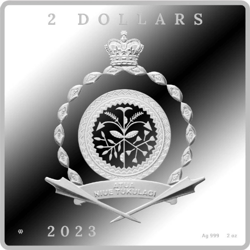 Zilveren Vincent van Gogh Sunflowers munt 2 troy ounce