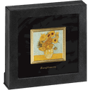 Zilveren Vincent van Gogh Sunflowers munt 2 troy ounce 3