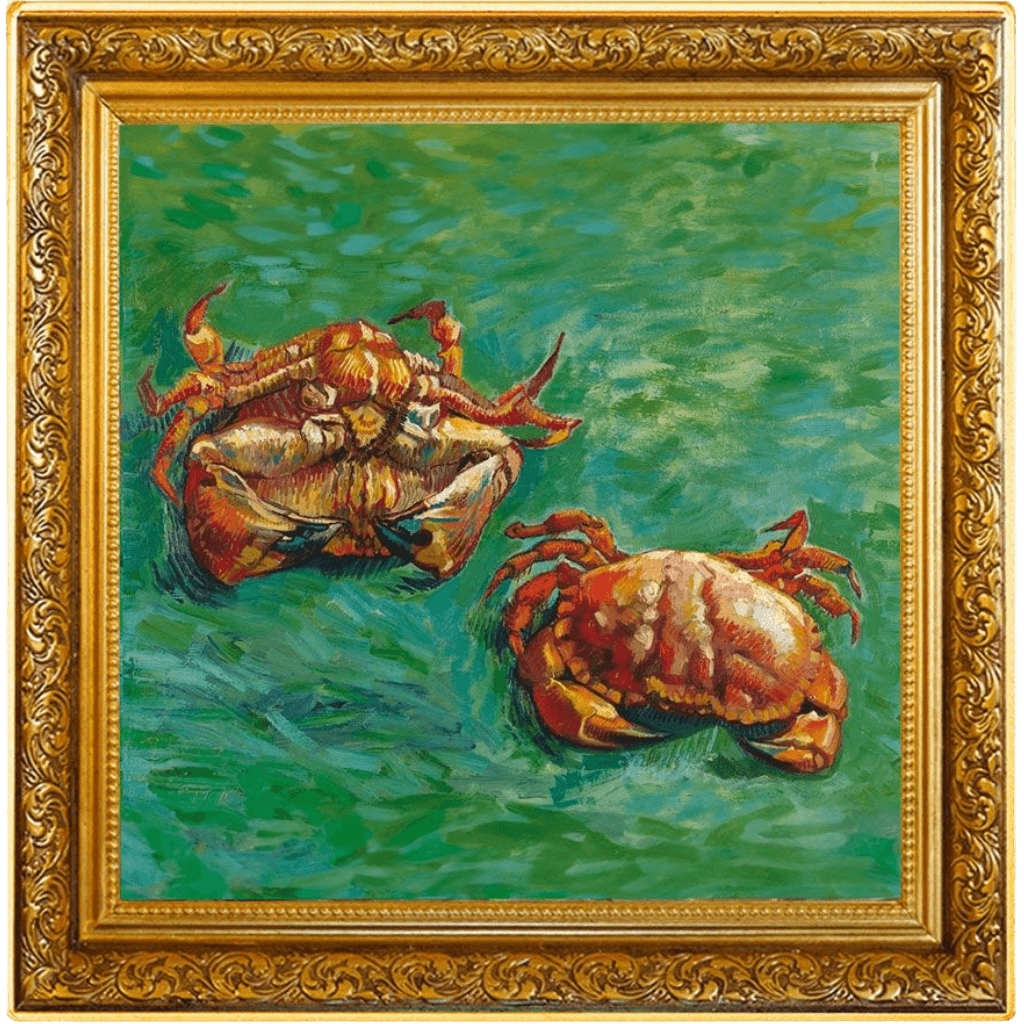 Zilveren Vincent van Gogh Two Crabs munt 1 troy ounce