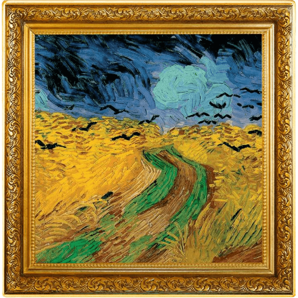 Zilveren Vincent van Gogh Wheatfield with Crows munt 1 troy ounce