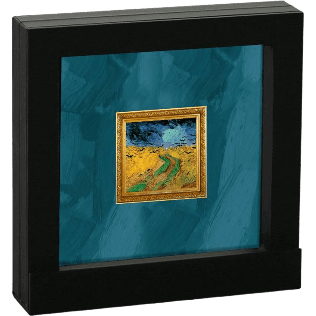 Zilveren Vincent van Gogh Wheatfield with Crows munt 1 troy ounce