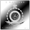 Zilveren Vincent van Gogh Starry Night munt 2 troy ounce 2