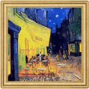 Zilveren Vincent van Gogh Café at Night munt 2 troy ounce 1