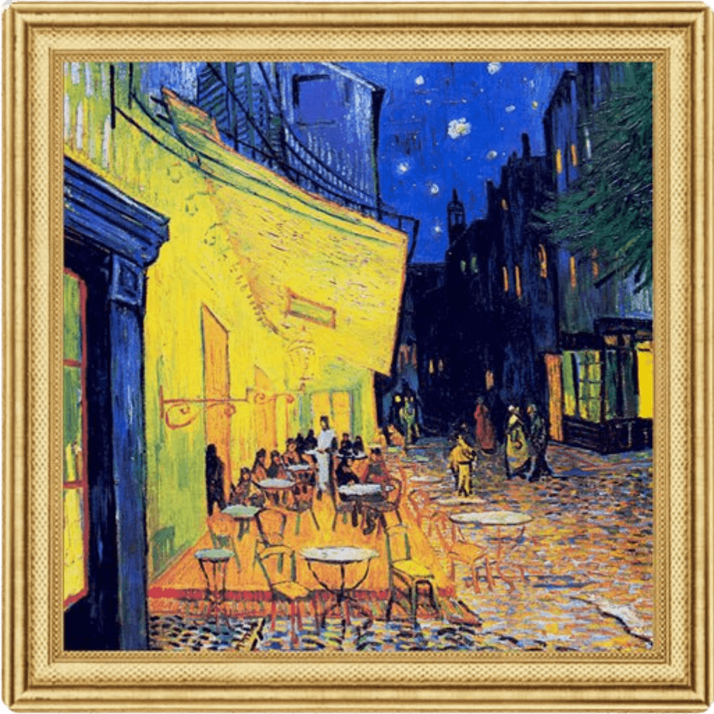 Zilveren Vincent van Gogh Café at Night munt 2 troy ounce