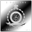 Zilveren Vincent van Gogh Café at Night munt 2 troy ounce 2