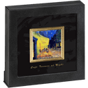Zilveren Vincent van Gogh Café at Night munt 2 troy ounce 3
