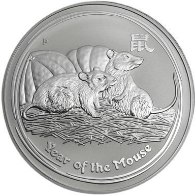 Zilveren lunar munt 1 kilo