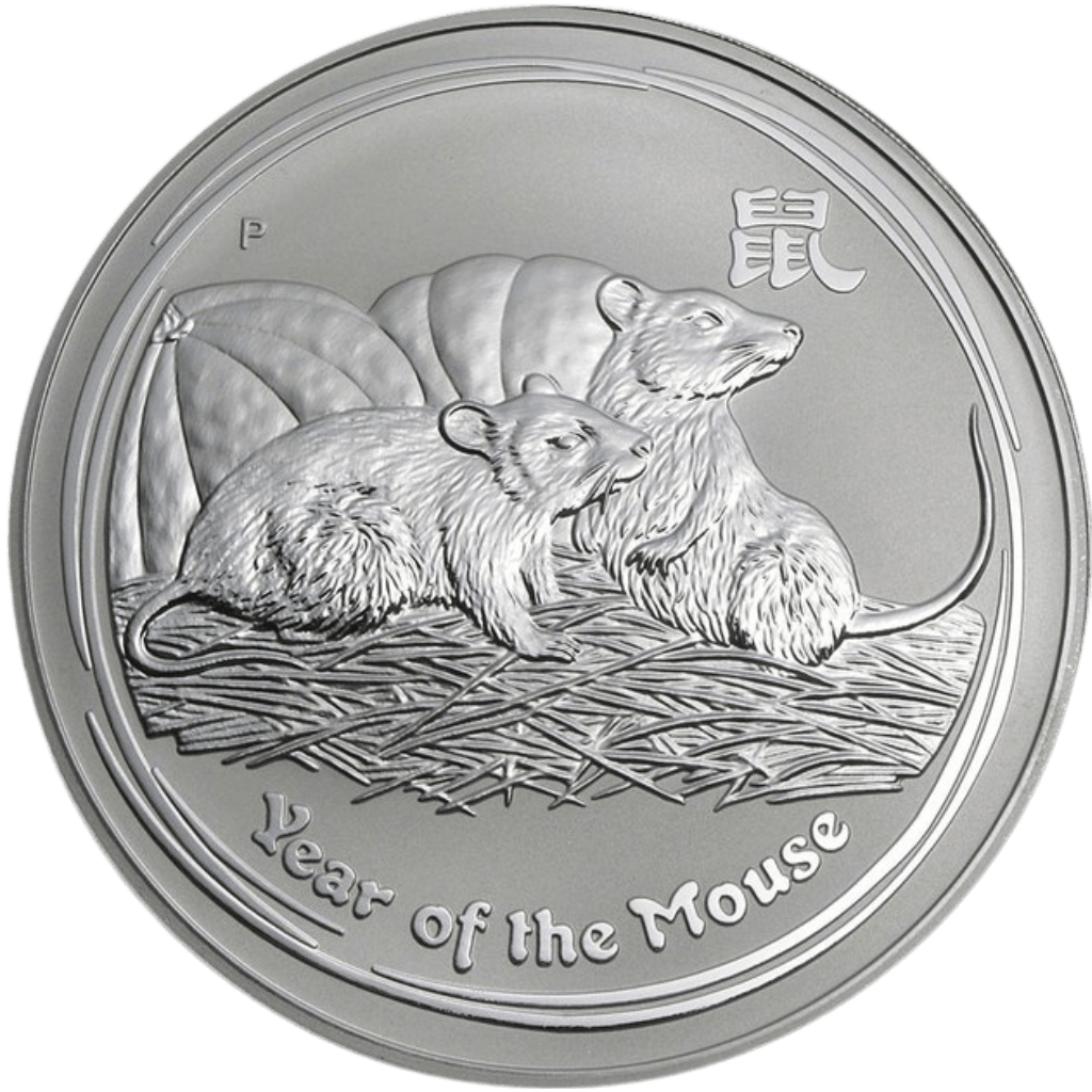 Zilveren lunar munt 1 kilo