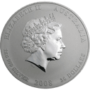 Zilveren lunar munt 1 kilo 2