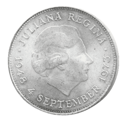 Zilveren 1 gulden munt