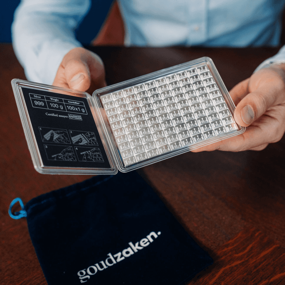 Zilveren combibar kopen